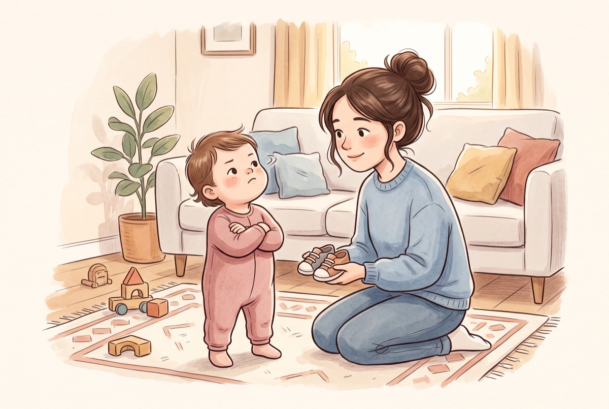 Illustration : Mon enfant dit non à tout : comprendre la phase d’opposition