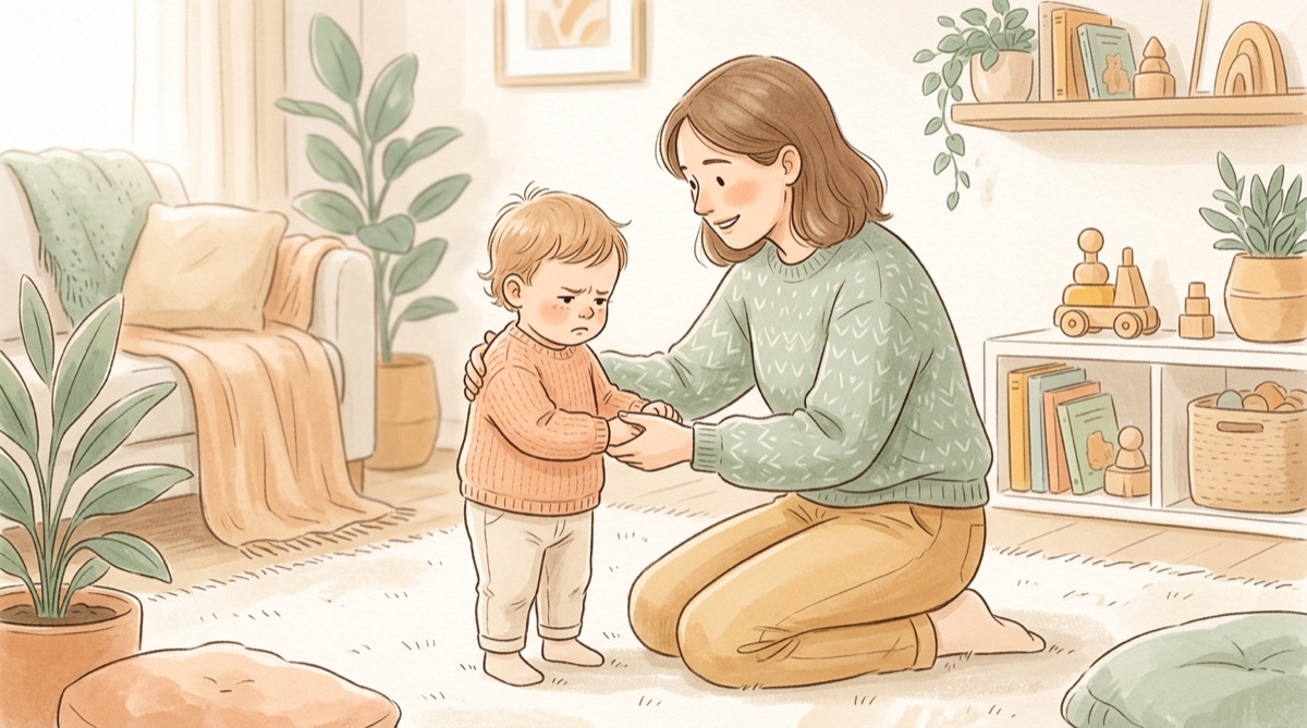 Illustration : Mon enfant tape et mord : comprendre le geste et y répondre