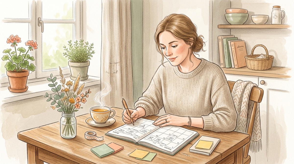 Illustration : Organiser la semaine en famille : la méthode qui allège vraiment