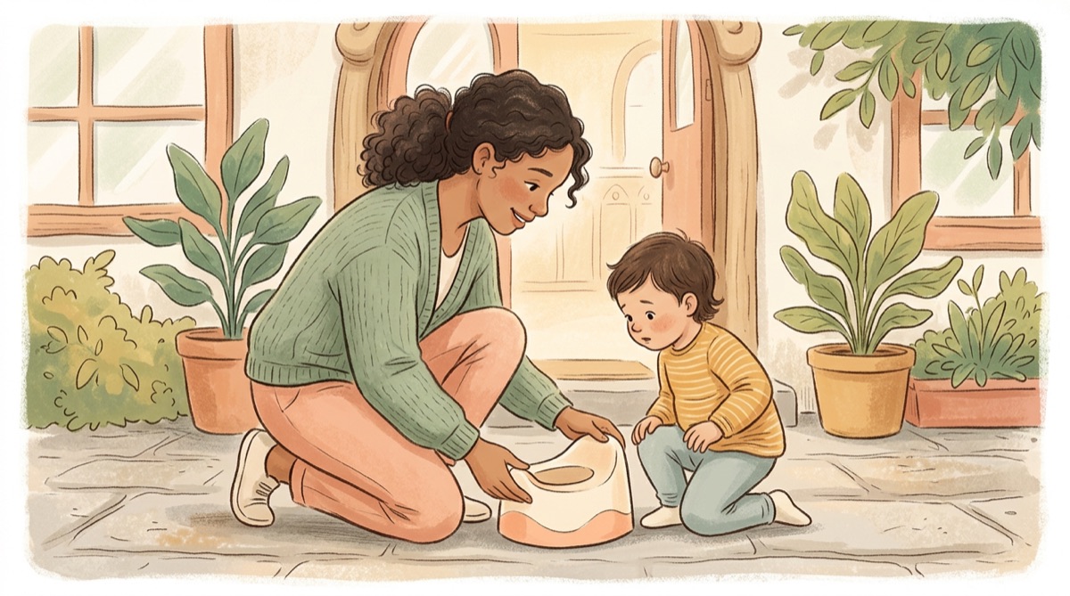 Illustration : Propreté et entrée en maternelle : se préparer sans pression