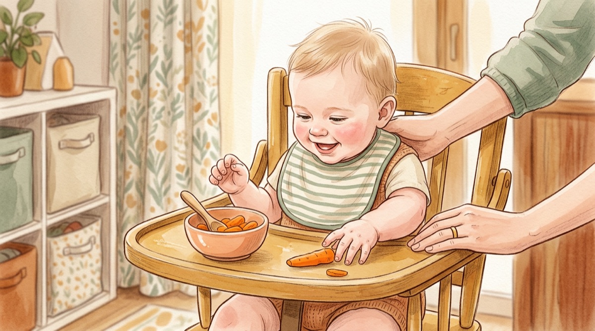 Illustration : Des purées aux morceaux : faire évoluer les textures sans stress